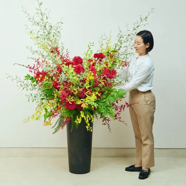 プレミアムスタンド花
