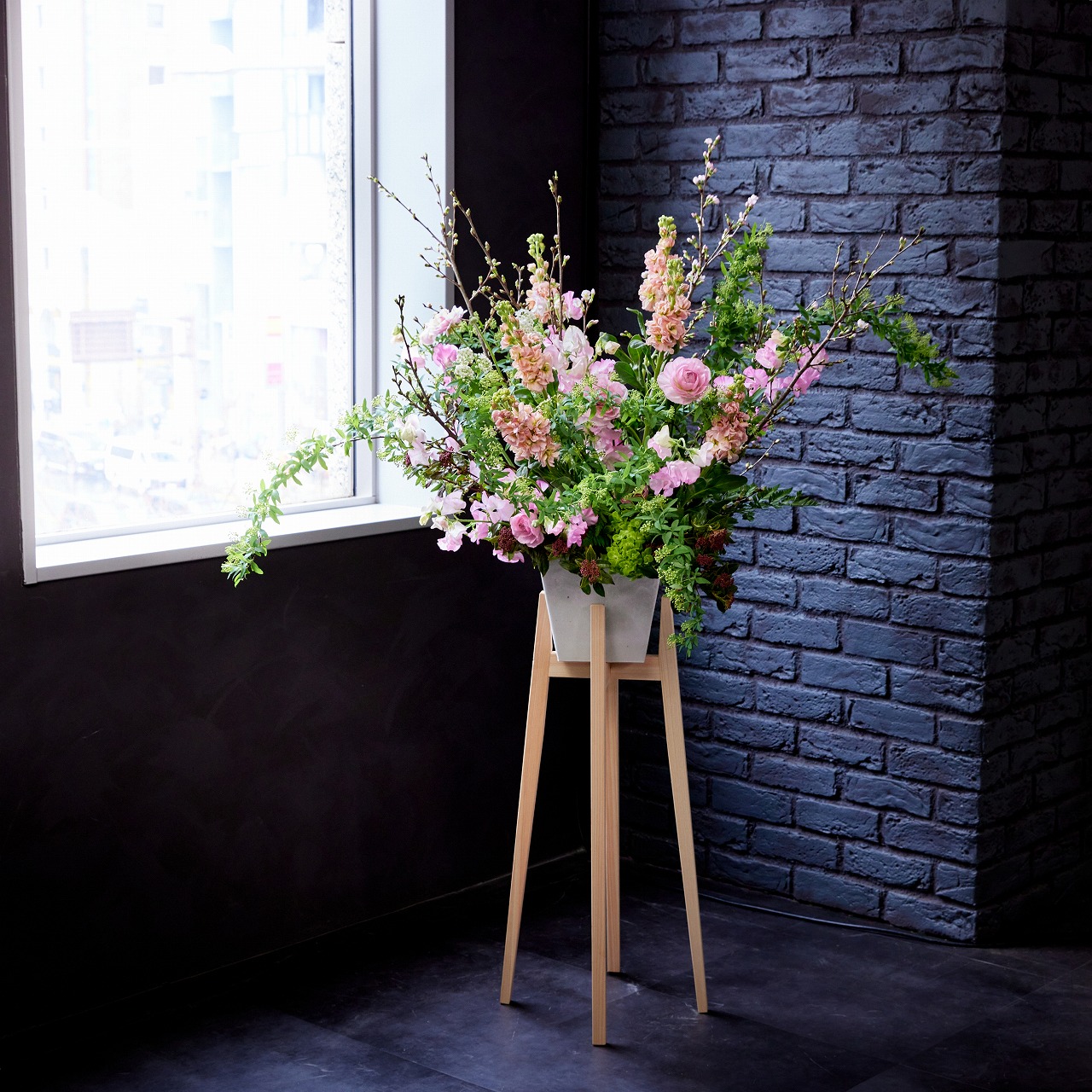 桜（脚付き、花入り）＃7
